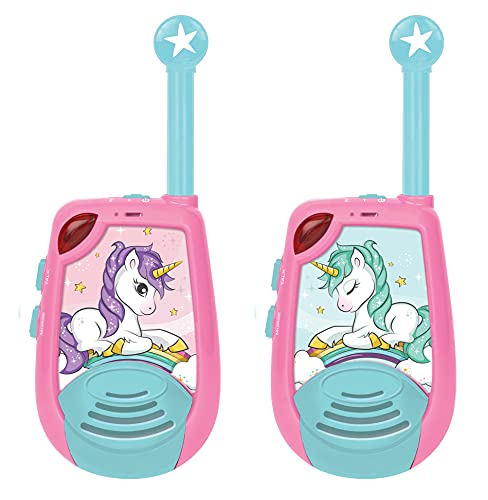 Walkie Talkie Niñas Unicornio Marca LEXIBOOK
