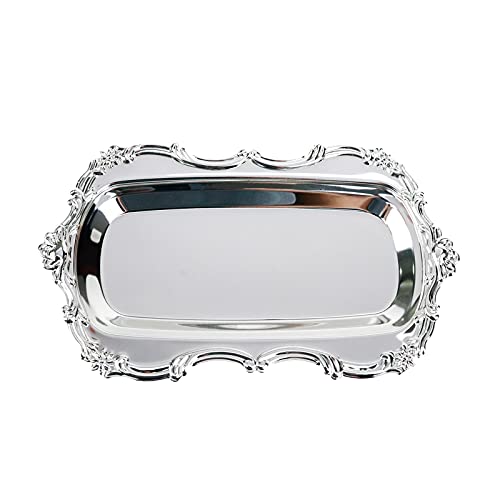 Quluxe Small Vintage Trinket Dish Jewelry Tray Perfume Organizer Tray