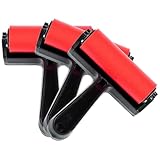 Rouleau de rechange pour loisirs créatifs : matériau plastique de qualité et finition soignée, robuste et durable, rouleaux en caoutchouc