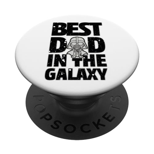 Star Wars Best Dad in the Galaxy Darth Vader Father's Day PopSockets Standard PopGrip
