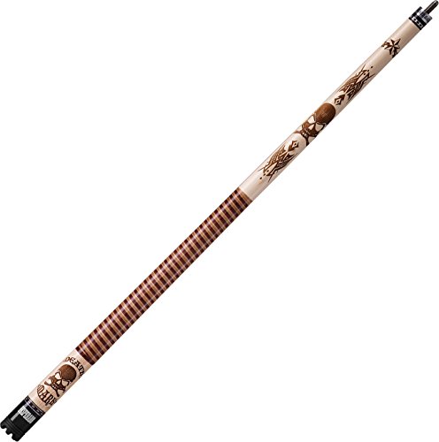 Viper By Gld Products Desperado 58" 2-Piece Billiard/Pool Cue, Death Mark, 20 Ounce,Tan,50-1007-20 #TOP2