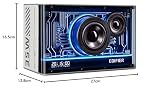 Edifier QD35 kompaktowy system głośników Bluetooth z efektami świetlnymi RGB, Bluetooth V5.3 i dwoma ultraszybkimi portami ładowania. Certyfikat Hi-Res Audio.