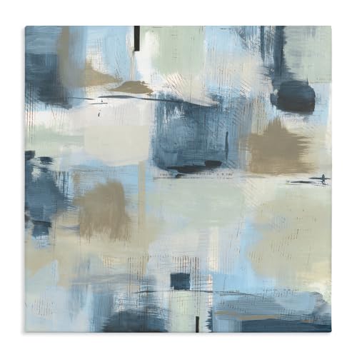Modern Abstract Tiled Collage, 24 x 24 Inch Canvas Wall Art