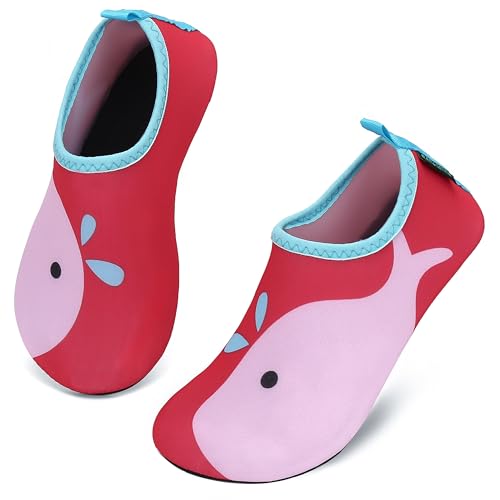 SAGUARO Sommer Kinder Badeschuhe Aquaschuhe Slip on Schwimmschuhe...