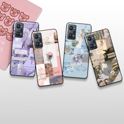 Image of COLORflow Back Cover Compatible with Realme GT Neo 2 5G | Aesthetic Color Customized | Shockproof TPU Bumper with Camera Protection Back Cover Compatible with Realme GT Neo 2 5G