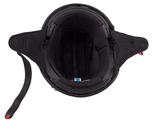 Outlaw Helmets T70 Glossy Black Vietnam Motorcycle Half Helmet For Men & Women With Sun Visor Dot Approved - Adult Unisex Skull Cap For Bike Scooter Atv Utv Chopper Skateboard (X-Large) #TOP5