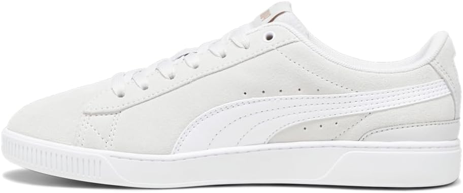 PUMA Womens Vikky V3 Lace Up Sneakers Shoes Casual - Grey - Image 3