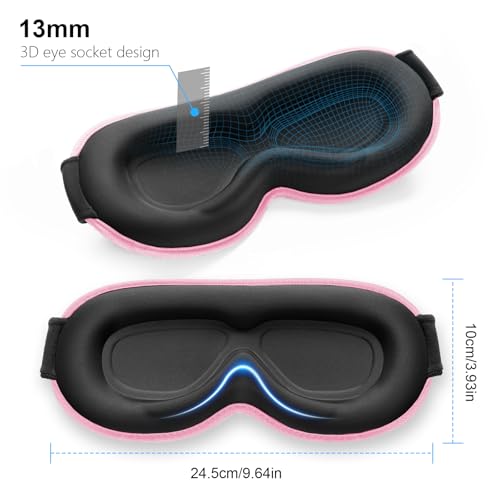 Gritin Masque de Nuit 100%Occultant pour Hommes&Femmes Zero Pression Design – vue 9