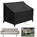 Kovshuiwe Abdeckung Gartenbank,4 Sitzer und Außen Garten Bank Abdeckung,Schutzhülle für Gartenmöbel,420D Oxford Gewebe Abdeckung für Gartensofa,Wasserdicht,Winddicht,UV-beständig-185x69x65/96 cm