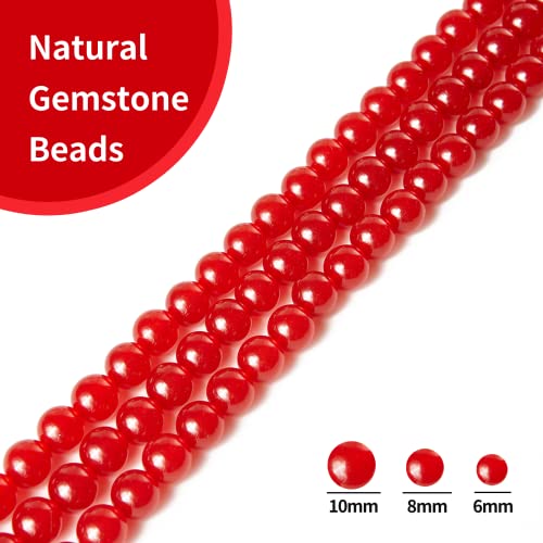 Perles cornaline naturelle 6mm pour réussir vos bijoux faits main