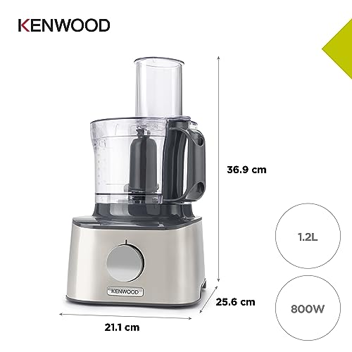 Kenwood Fdm307 Processeur de nourriture, noir/argenté