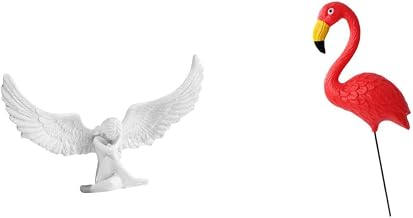 Statue Figurine Resin Crafts Decoration Ornament Sculpture for Office Housewarming Bookshelf Hallway Desktop Yard Art Ornament Fairy Garden