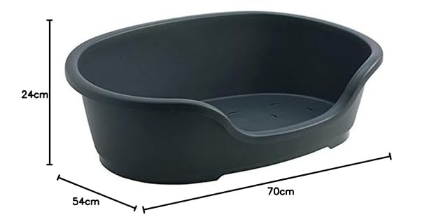 Foto 2 de 2 de Karlie Domus mascotas cesta, 70 x 54 x 24 cm, negro