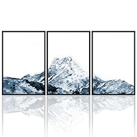 3 Piece Framed Canvas Wall Art Mountain Canvas Prints Home Artwork Decoration for Living Room,Bedroom - 16