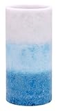 Kiera Grace Tri-Layer LED Pillar Candle with Timer, 3 by 6-Inch, Seaside Fragrance