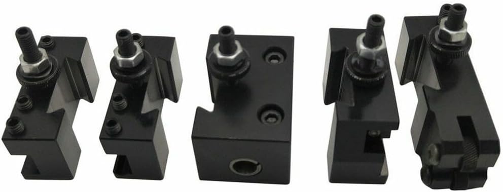 Metal Lathe Quick Change Tool Post Set With Turning Tool Holder Boring Bar Holder For CNC Machining Metalworking Equipment 6-9 Inch Swing(250-000)
