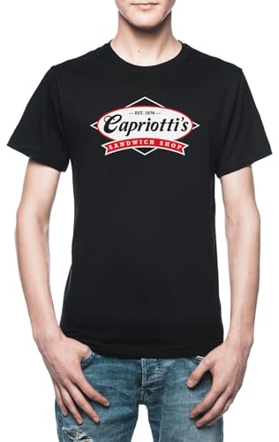Elegant Vendax Capriottis T-Shirt Uomo Nero