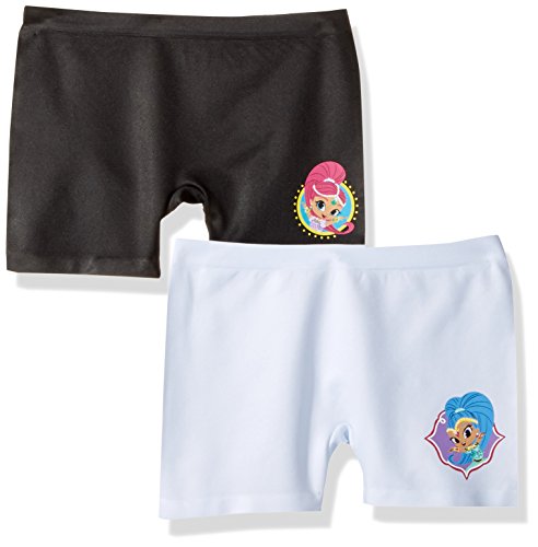 Shimmer and Shine Girls' Big Nickelodeon Licensed Seamless 2 Pack, Shimmer Play Short, S