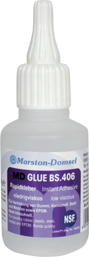Domsel MD de rapidkleber BS 406 Botella de 20 g, MGL.BS.F20