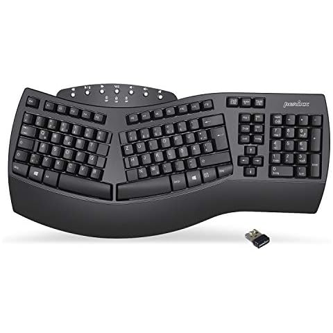 Perixx PERIBOARD-612 Ergonomische Kabellose Tastatur Cover