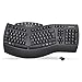 Produktbild Perixx Ergonomische Kabellose Tastatur, Geteiltes Tastenfeld mit Dual Modus 2.4G oder Bluetooth, Kompatibel mit Windows 10 und Mac OS X, Schwarz, QWERTZ Deutsches Layout PERIBOARD-612BDE