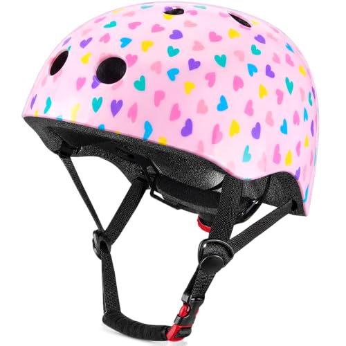 Bienbee Kids Bike Helmet, Adjustable & Multi-Sport, S for Ages 3-8