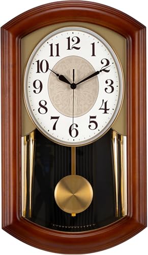 Horloge murale avec pendule silencieuse pour optimiser la concentration au bureau