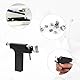 Ohrloch Stecher Set Ohrloch Stecher Ohrlochpistole mit 98 Stk Pistolennagel + 6 Stk Ohrstecker Edelstahl mit 20 Stk Alkohol Baumwolle Piercing Pistole Kit für Mädchen und Männer