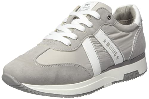 Preisvergleich Produktbild MUSTANG Damen 1418-303 Sneaker, hellgrau, 40 EU