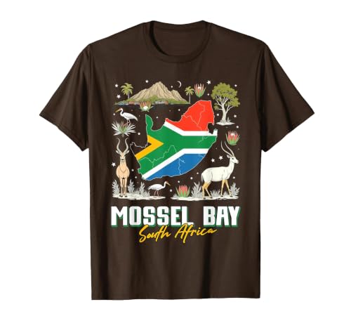 Mossel Bay South Africa T-Shirt, Men, Brown, Medium