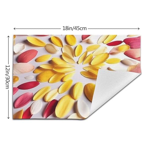 Lot de 6 sets de table lavables PVC tissé résistant chaleur - 3