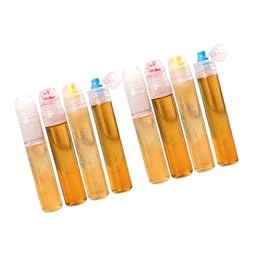 Garneck 8pcs Portable Makeup Storage Containers Lids Mini Plastic Jars for Cream Lotion and Food for Travel and Projects Random Colors