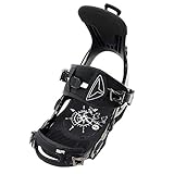 Sistema de entrada fácil. SP United Unisex - Slab Snowboard, Negro, L