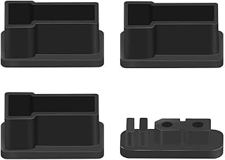 ELBFAE 4pcs Battery Cover for DJI Avata Batteries Dust-Proof Plugs Charging Port Cover Silicone Protector Cap for DJI AVATA Accessories