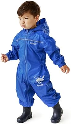 Regatta RKW156 Traje Impermeable, Color Azul (Oxford Blue), Talla 36 - 48 meses