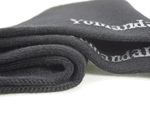 Yomandamor Mens Bamboo Diabetic Over The Calf Socks,4 Pack Size 10-13(B) #TOP4