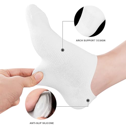 image for wernies Women No Show Socks Invisible Loafer Flat No Slip Rise Flats A