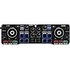 Hercules DJControl Starlight Portable 2-Channel DJ Controller with USB-C to USB-A Adapter - Compact and Lightweight DJ Controller for Beginners and Pros, Perfect for Mixing and Scratching