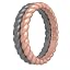 Metallic Silver/Rose Gold
