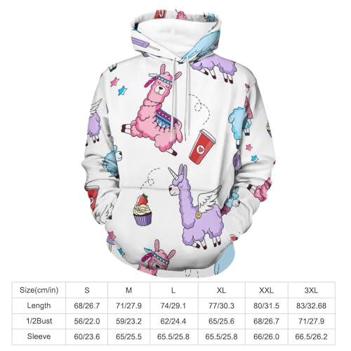 Sweat à capuche alpaga rose UMENG idéal pour cocooning et sorties
