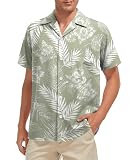 Matériau : cette chemise hawaïenne pour homme est fabriquée en tissu léger et respirant qui assure un confort optimal et une liberté de mouvement optimale, idéale pour les chaudes journées d'été et les vacances tropicales