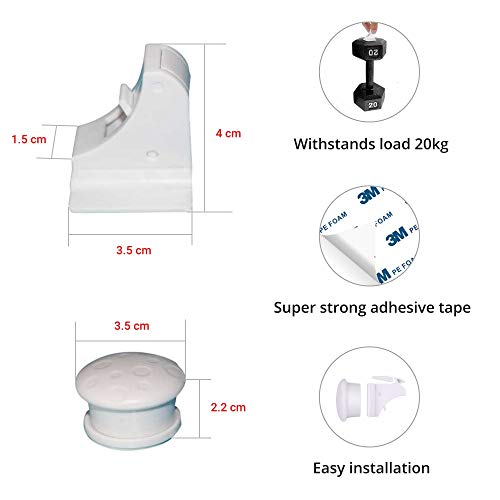 image for GoodByeReality! GoodByeReality Baby Safety Magnetic Cabinet Lock and D