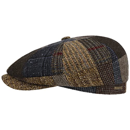 LIERYS Dunlap Wool Driver Flatcap – Herren Schirmmütze Aus 100% Wolle, Atmungsaktiv, Meliert, Made In EU, Für Herbst/Winter