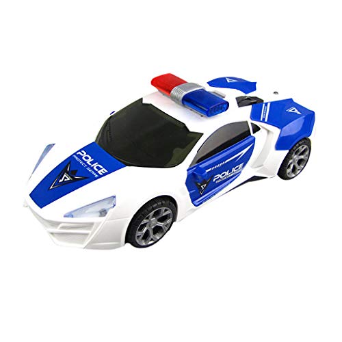 Ranoff New Cool Car Flashing LED Light Music Sound Electric Toy Cars Kids Children Gift Toy (Multicolor)