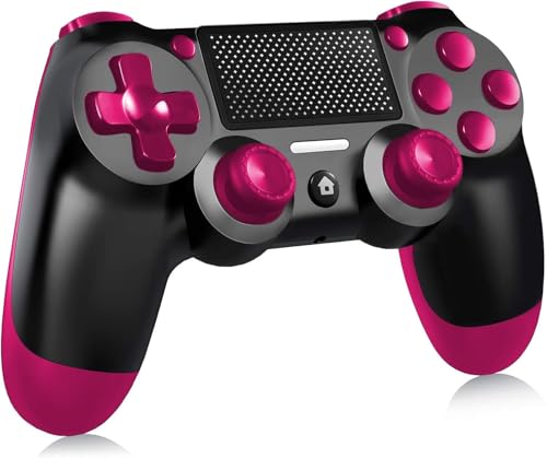 Mando Inalámbrico para PS4, Mando para PS4/Slim/Pro/PC, con Clavija de Audio, Vibración y Seis ...