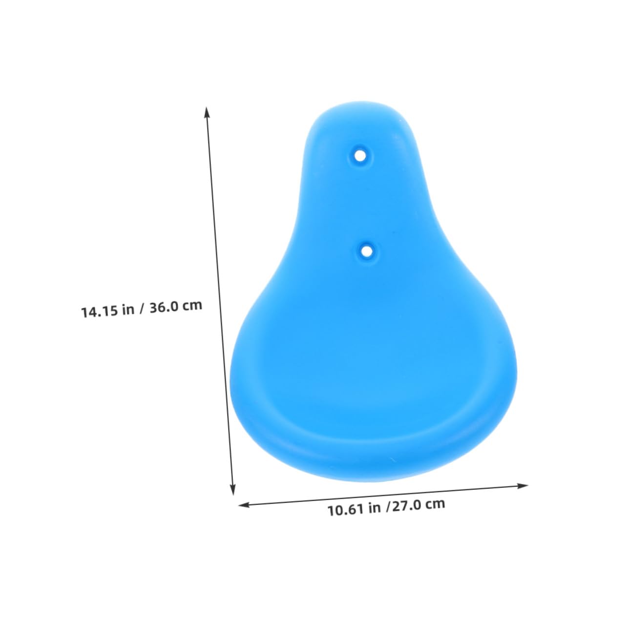 2 Piezas Asiento para Columpio Infantil de Plástico Resistente Repuesto para Balancín Exterior Parques y Residenciales Fácil de de Rojo y Azul