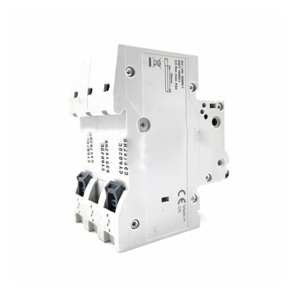 Mini Disyuntor De Instalación De Riel Guía 5SY6320-8CC 3P 20A 400V Proteger equipos eléctricos.