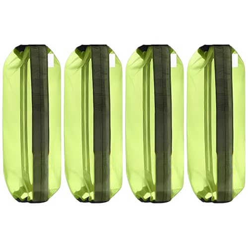 Kronabelle 4 Pcs Horse Fly Boots, 16 X 15 X 1.4 in, Leg Sleeves, Breathable Anti-Fly Leggings, Adjustable Straps, Green