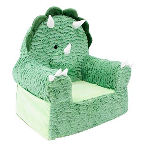 Soft Landing Sweet Seats, Premium And Comfy Toddler Lounge Chair With Carrying Handle & Side Pockets –Polyester, Dinosaur #TOP1