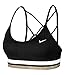 Produktbild Nike Damen Gl Dk Indy Bra Long Sleeve Top M schwarz/weiß/metallisch Gold/weiß